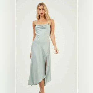 ASTR the label Gaia dress - light sage